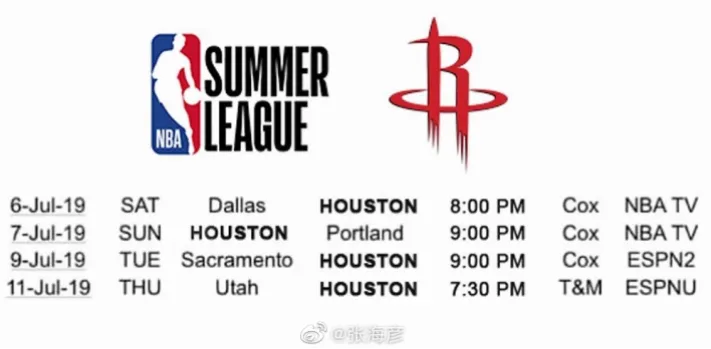 NBA夏季联赛赛程是每年夏天最受篮球迷关